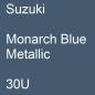 Preview: Suzuki, Monarch Blue Metallic, 30U.